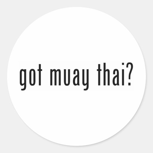 Sticker Rond tu as beaucoup de thai ? (Devant)