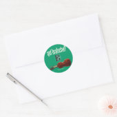 Sticker Rond tu as de la bratsche ? (Enveloppe)