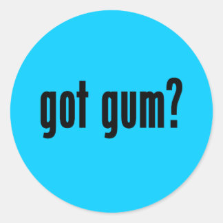 Sticker Rond tu as de la gomme ?