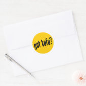 Sticker Rond tu as du tofu ? (Enveloppe)