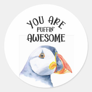 Sticker Rond tu es génial en purée
