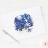 Sticker Rond Tu Es Mon Vrai Nord (Enveloppe)