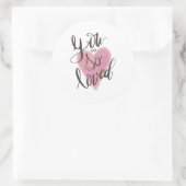 Sticker Rond Tu Es Si Amoureux (Sac)