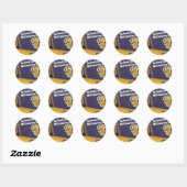 Sticker Rond Tu Les Frappes (Feuille)