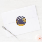 Sticker Rond Tu Les Frappes (Enveloppe)