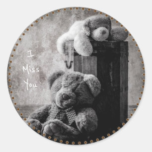 Sticker Rond Tu me manque