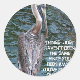 Sticker Rond Tu me manques.