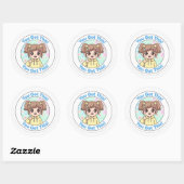 Sticker Rond Tu peux le faire (Feuille)