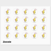 Sticker Rond Tuba (Feuille)