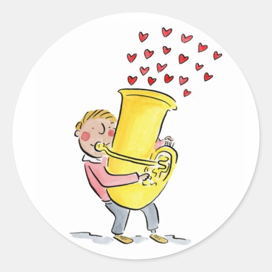 Sticker Rond Tuba (Devant)