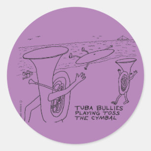 Sticker rond Tuba Bullies Classic