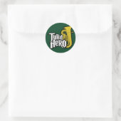 Sticker Rond tuba_hero (Sac)