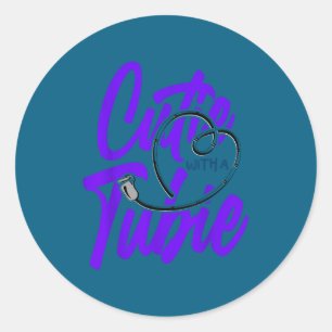 Sticker Rond Tube d'alimentation Sensibilisation Cutie Tubie