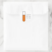 Sticker Rond Tube d'essai (Sac)