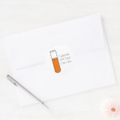 Sticker Rond Tube d'essai (Enveloppe)