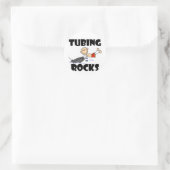 Sticker Rond Tubing Rocks T-shirts et cadeaux (Sac)