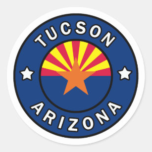 Sticker Rond Tucson Arizona