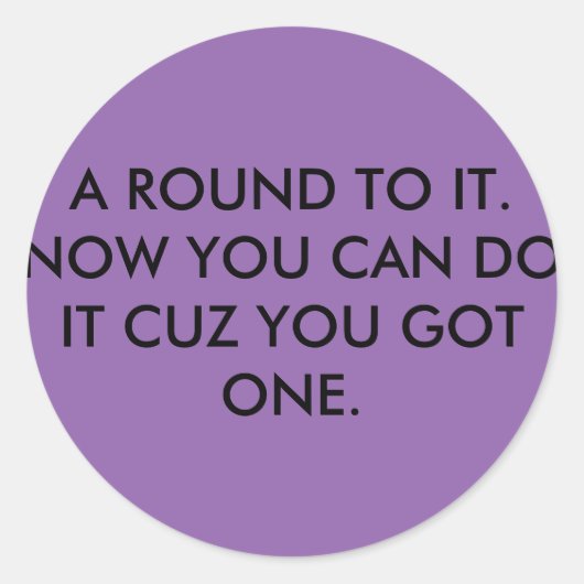 Sticker Rond tuile ronde (Devant)