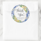 Sticker Rond Tuisserie de mosaique méditerranéenne aux citrons  (Sac)