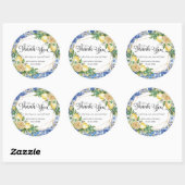 Sticker Rond Tuisseries de mosaique méditerranéenne de citrons (Feuille)