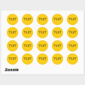STICKER ROND TUIT (Feuille)