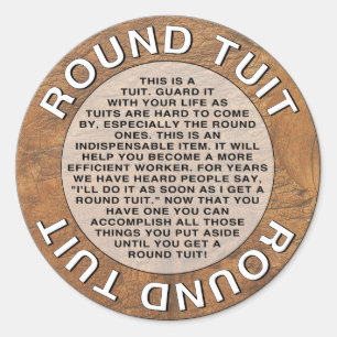 Sticker Rond Tuit rond
