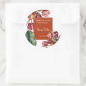Sticker Rond Tulip Perfume Label (Sac)
