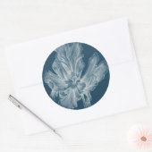 Sticker Rond Tulipe monochrome II (Enveloppe)