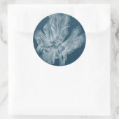 Sticker Rond Tulipe monochrome II (Sac)