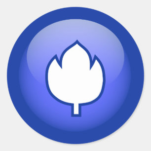 Sticker Rond Tulipe néerlandaise