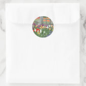 Sticker Rond tulipes (Sac)