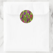 Sticker Rond Tulipes (Sac)