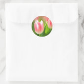 Sticker Rond Tulipes (Sac)
