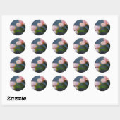 Sticker Rond Tulipes 3 (Feuille)