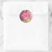 Sticker Rond Tulipes romantiques 1 (Sac)