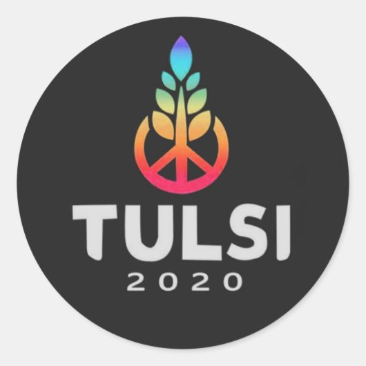 Sticker Rond Tulsi 2020 (Devant)