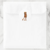 Sticker Rond Tung Tung Sahur (Sac)