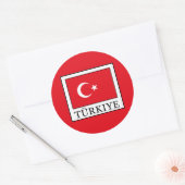 Sticker Rond Türkiye (Enveloppe)