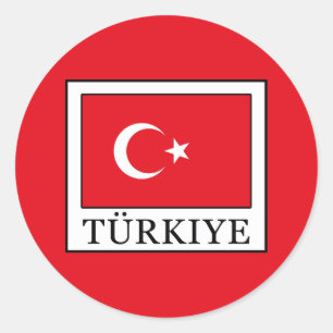 Sticker Rond Türkiye