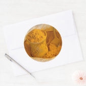 Sticker Rond Turmeric powder (Enveloppe)
