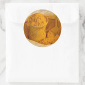 Sticker Rond Turmeric powder (Sac)
