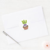 Sticker Rond Turnip Prince violet (Enveloppe)