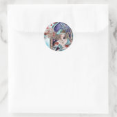 STICKER ROND TURQUE FAIRY TAIL (Sac)