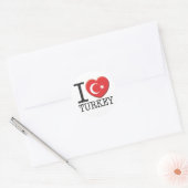 Sticker Rond Turquie (Enveloppe)