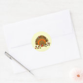 Sticker Rond Turquie mignonne (Enveloppe)