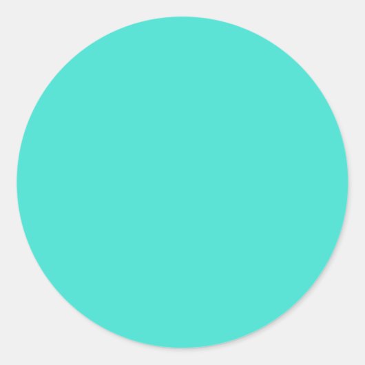 Sticker Rond Turquoise (Devant)