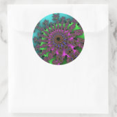 Sticker Rond Turquoise et verte (Sac)