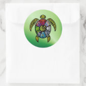 Sticker Rond Turtle Ba-gua (Sac)