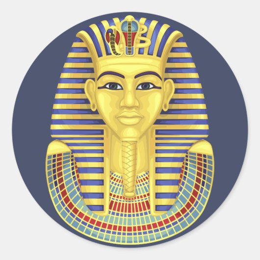 Sticker Rond Tut Tut Tut Pharaoh (Devant)
