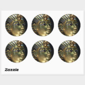 Sticker Rond tutankhamun (Feuille)